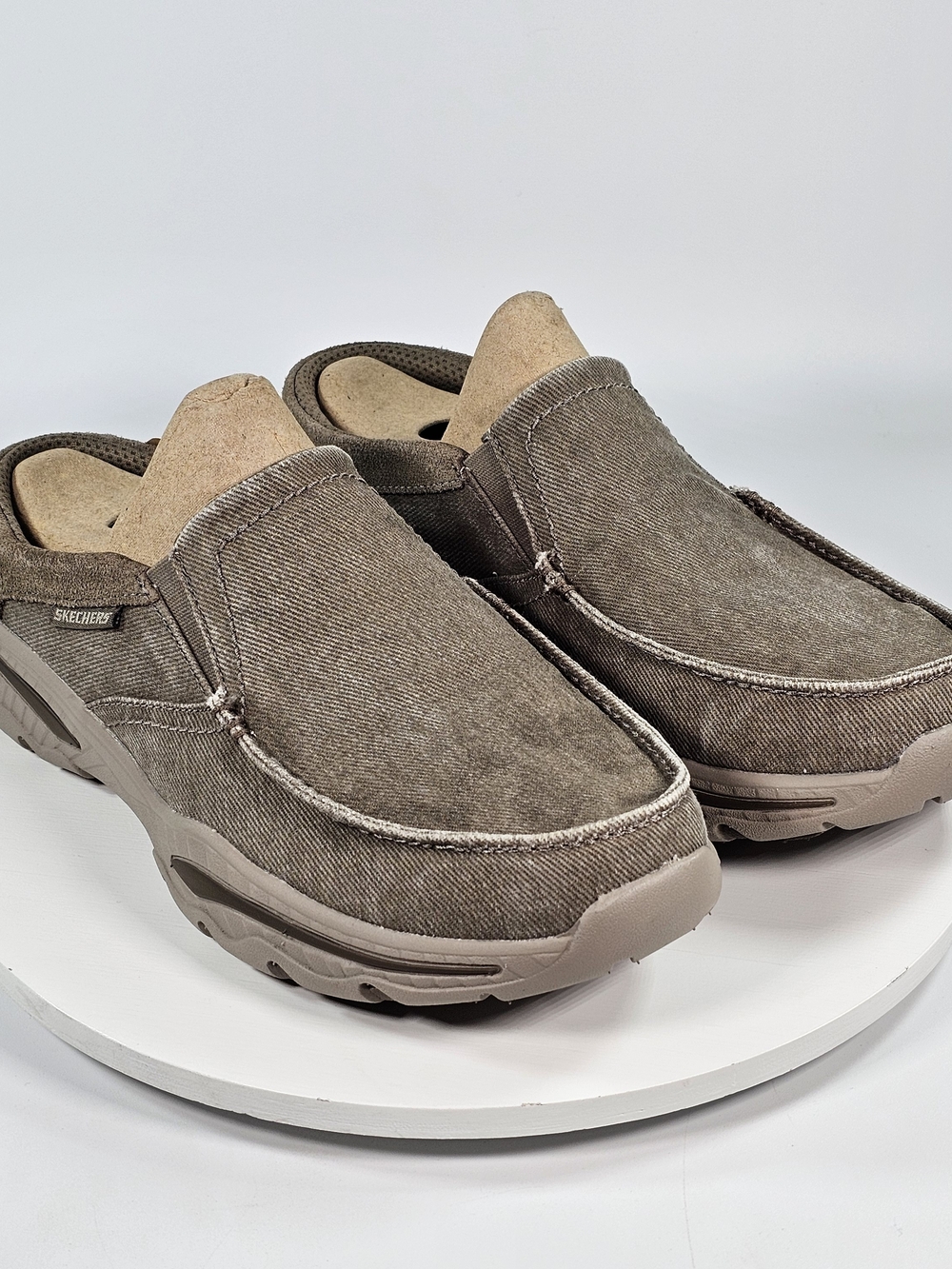 Skechers Casual Slip-On Mule in Taupe